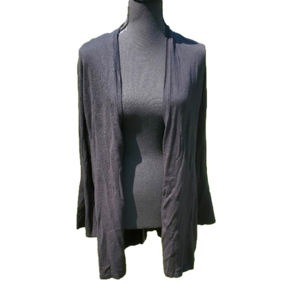 Bell Sleeve Black Cardigan Sweater NWT XS - Picture 1 of 7